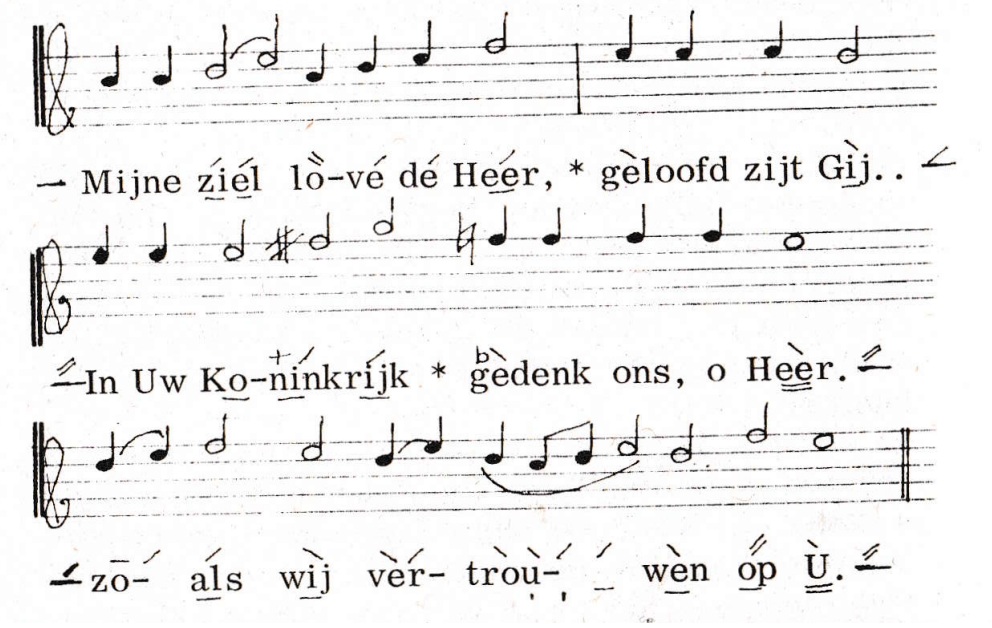 Drie voorbeelden van de notatie